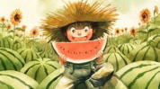 网红吃瓜漫画图片大全大图,趣味横生的视觉盛宴